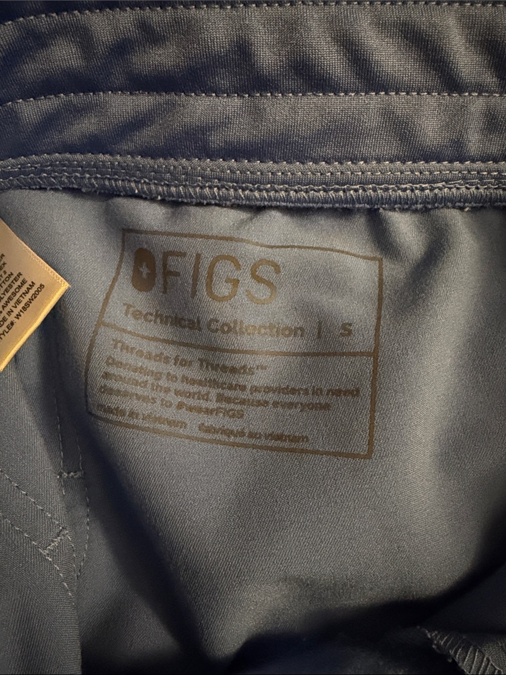 Figs Technical Collection Jogger Scrub Pants Small - Picture 3 of 5